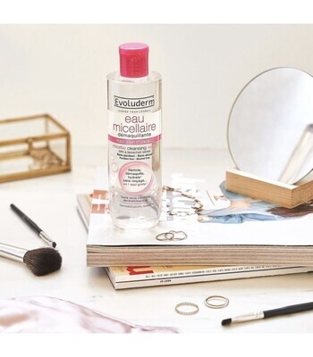 EVOLUDERM EAU MICELLAIRE ( peux seches et sensible )