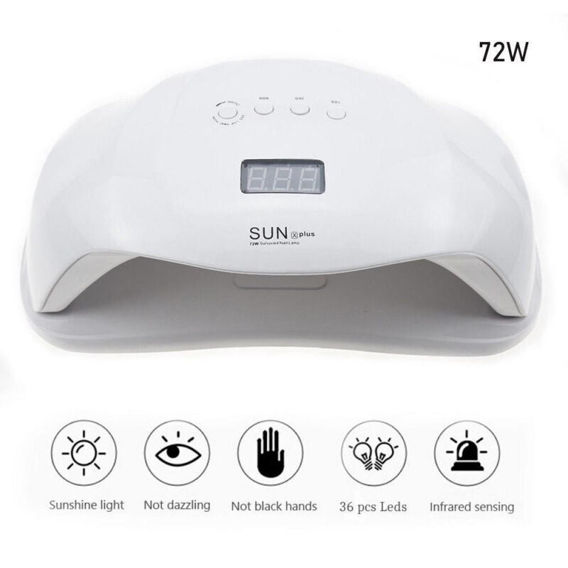 UV-LAMP SÉCHOIR POUR ONGLE ET VENIR 2EN1 72W