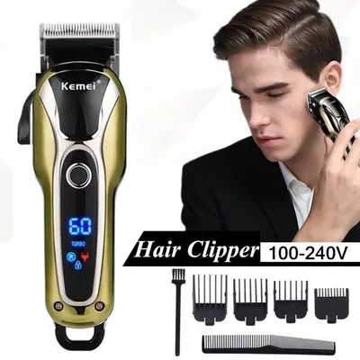 KEMEI TONDEUSE RECHARGEABLE PROFESSIONNELLE POUR CHEVEUX
