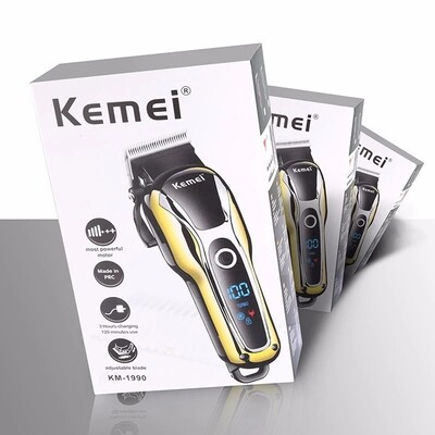 KEMEI TONDEUSE RECHARGEABLE PROFESSIONNELLE POUR CHEVEUX