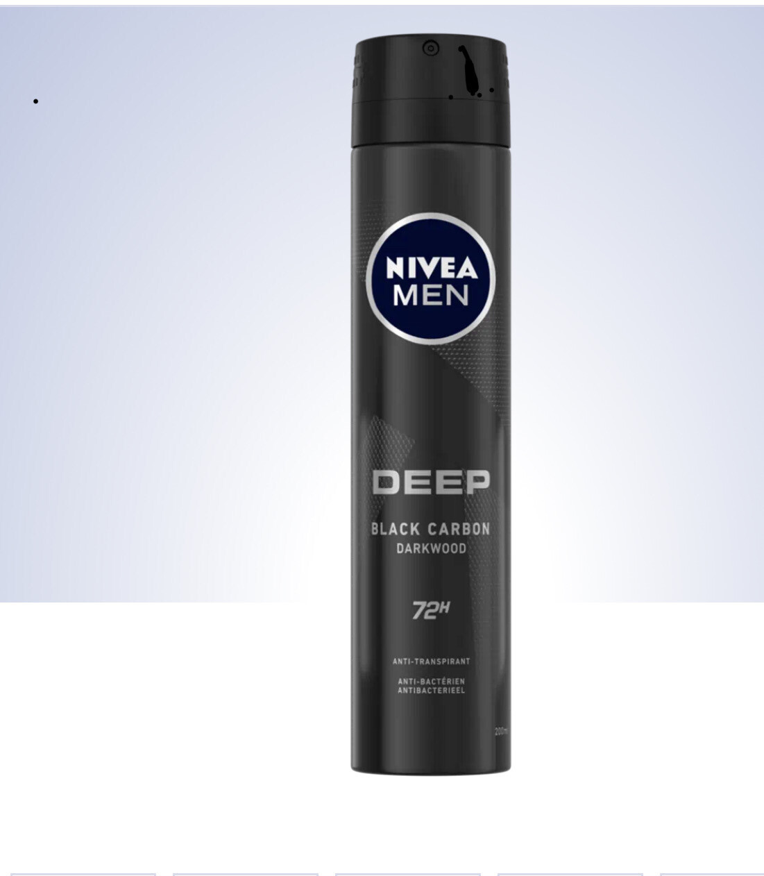 NIVEA MEN DEEP BLACK CARBON 72h DEODORANT