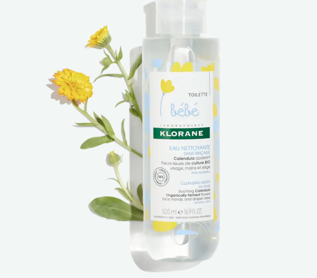 KLORANE BEBE EAU NETTOYANTE SANS RINCAGE