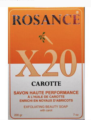 ROSANCE X20 CAROTTE AN SAVON
