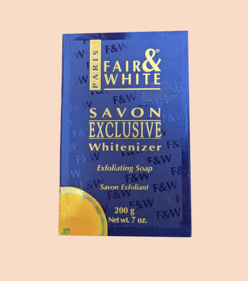 FAIR WHITE SAVON EXCLUSIVE WHITENIZER EXFOLIATING SOAP