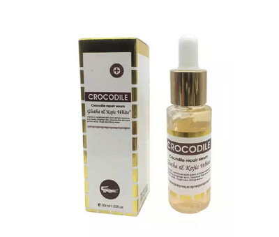 SERUM CROCODILE GLUTA KOJIC WHITE ANTI TÂCHE DE VISGE ET CORPS