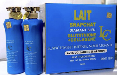LAIT SNAPCHAT DIAMANT BLEU