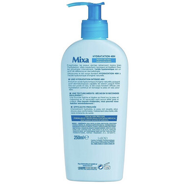 MIXA LAIT CORPS FONDANT HYDRATATION 48H