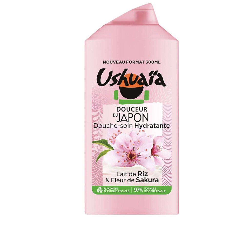 USHUAÏA DOUCEUR LAIT DE RIZ FLEUR DE SAKURA