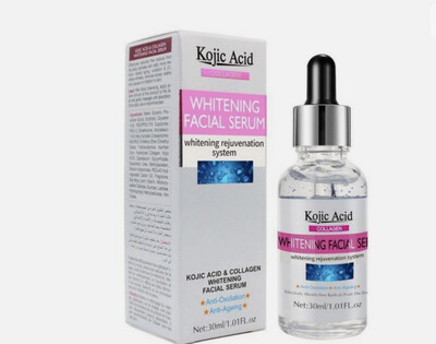 KOJIC ACID COLLAGEN WHITENING FACIAL SERUM REJUVENATION SYSTEM