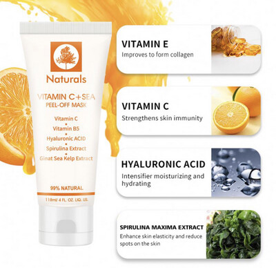 NATURALS VITAMIN C +SEA PEEL OFF MASK