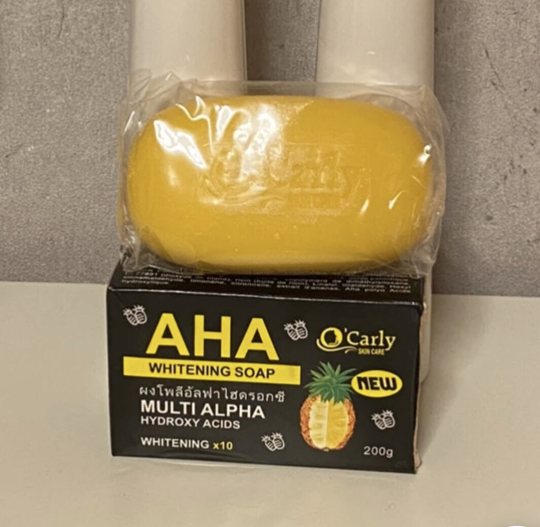AHA WHITENING SOAP WITH MULTI ALPHA DYDROXY ACID