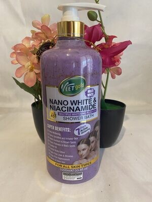 VEET GOLD NANO WHITE &amp; NIACINAMIDE GEL DOUCHE