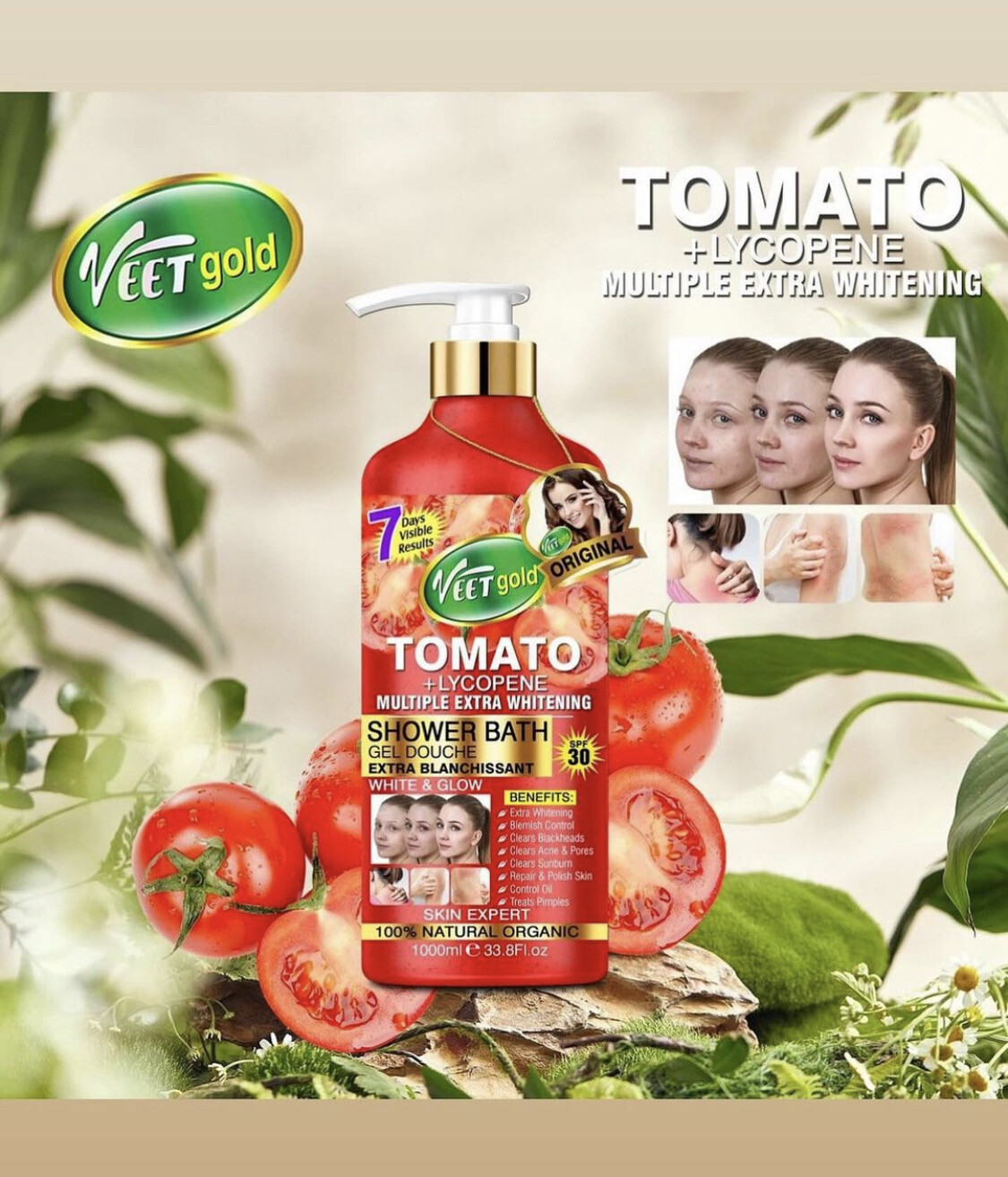 VEET GOLD TOMATO GEL DOUCHE
