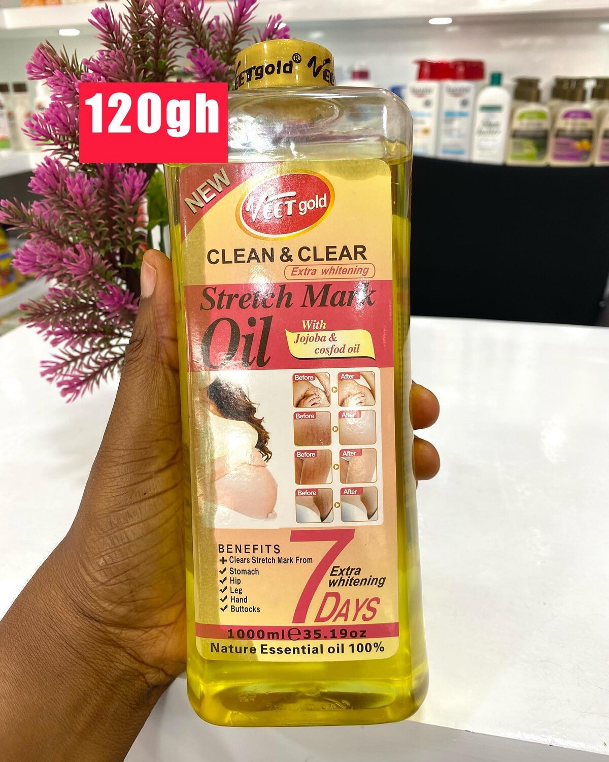 VEET GOLD STRECH MARK HUILE