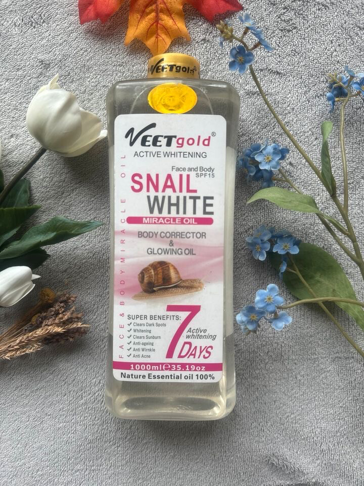 VEET GOLD SNAIL WHITE HUILE
