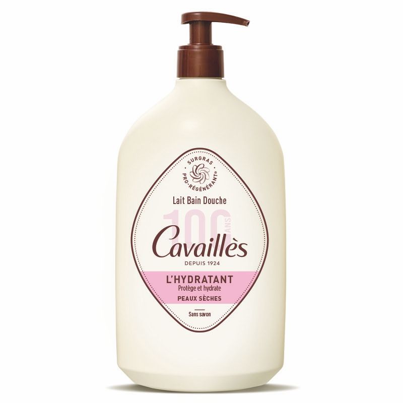 LAIT BAIN DOUCHE ROGÉ CAVAILLES hydratant peaux sèches