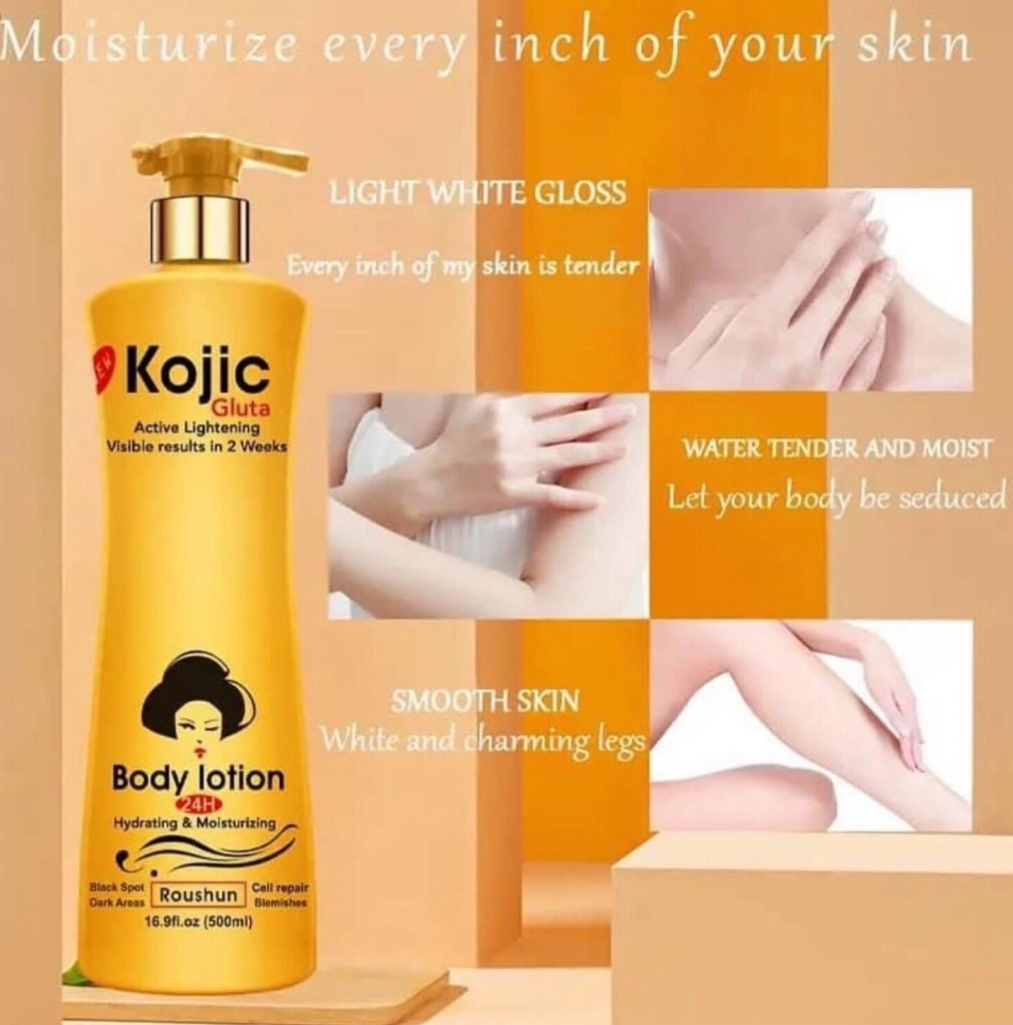 KOJIC GLUTA ACTIVE LIGHTENING LAIT