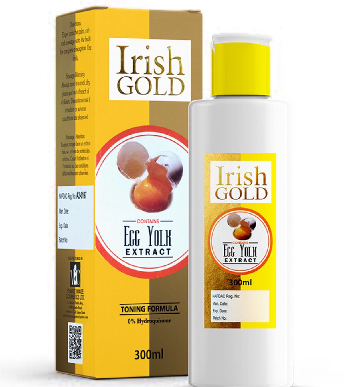 IRISH GOAL EGG YOLH EXTRA LAIT 300ml