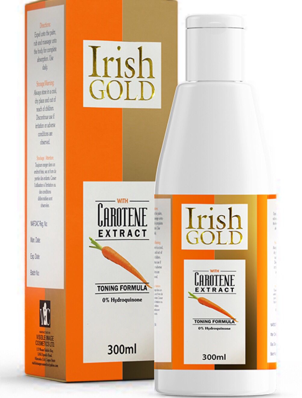 IRISH GOLD CAROTENE LAIT 300ml
