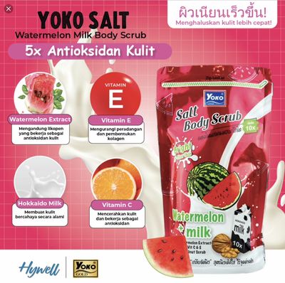 YOKO PASTEQUE ET LAIT GOMMAGE POUR LE CORPS