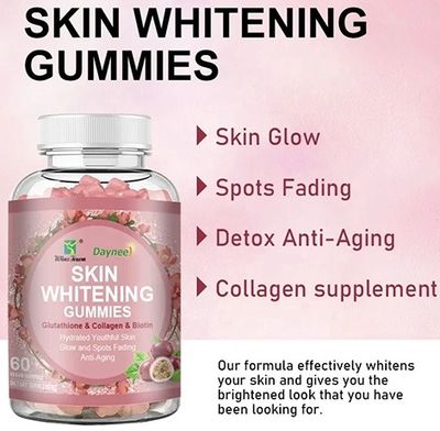 SKIN WHITENING GUMMIES COMPLEMENT ALIMENTAIRE