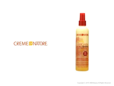 CREAM OF NATURE. ARGAN HUILE leave-in conditioner