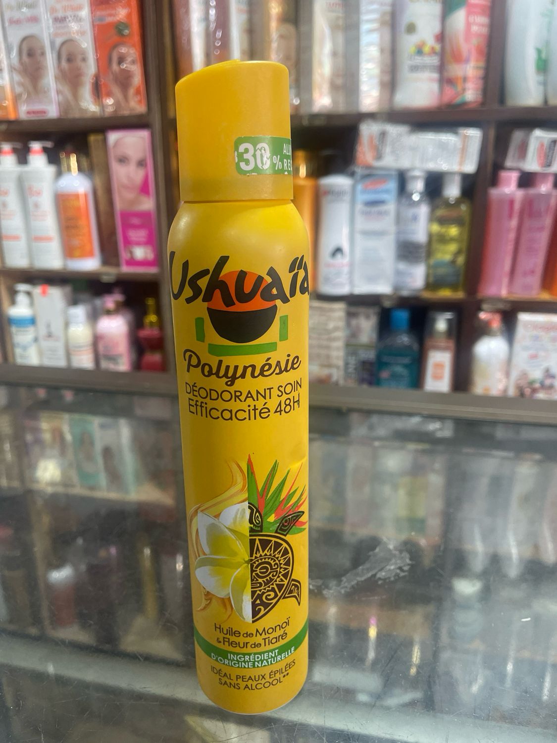 USHUAÏA POLYNESIE HUILE DE MONOI &amp; FLEUR DE TIARE DEODORANT