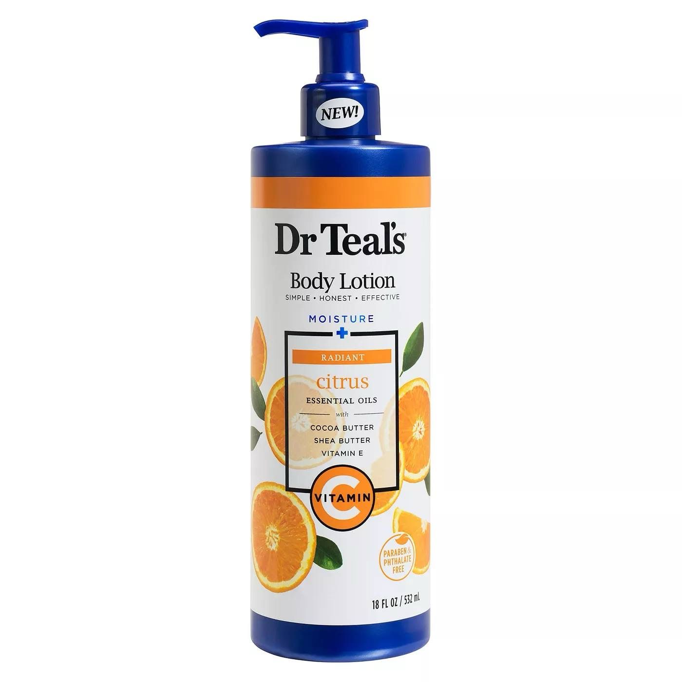 DR TEALS LAIT HLOW RADIANCE VITAMIN C CITRUS