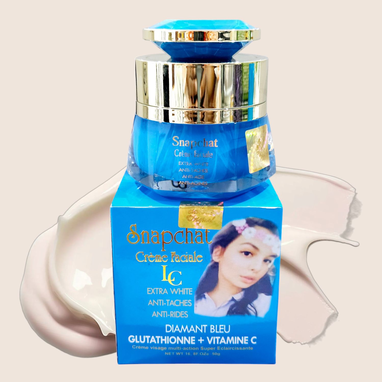 CREAM SNAPCHAT GLUTATHIONE LC