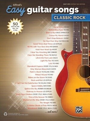 Alfreds Easy Guitar Songs Classic Rock