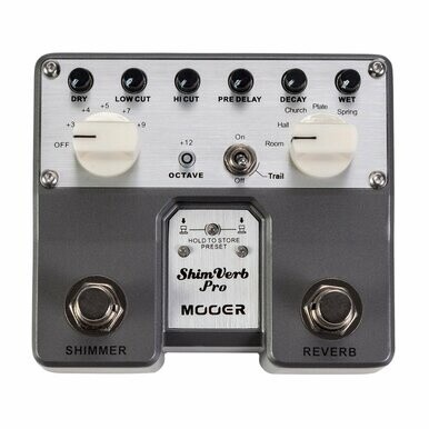 Mooer Shimverb Pro Dual Reverb Effects Pedal