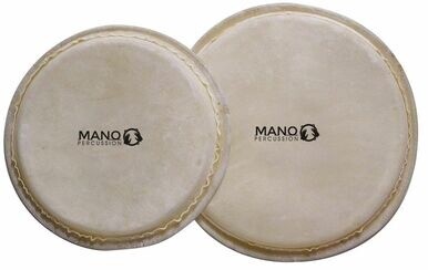 Mano Percussion Bongo Head Set 7-1/4&quot;, 8-1/4&quot;