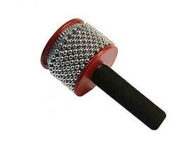 Cabasa 9 Ring 3.25&quot; Rubber Grip Handle