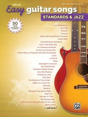 Alfreds Easy Guitar Songs Standards &amp; Jazz