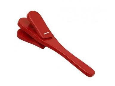 Maxtone Orchestral Wood Hand Castanet Red