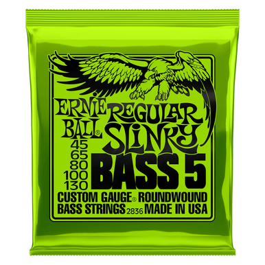 Ernie Ball 5 String Bass Regular 45-130 Strings
