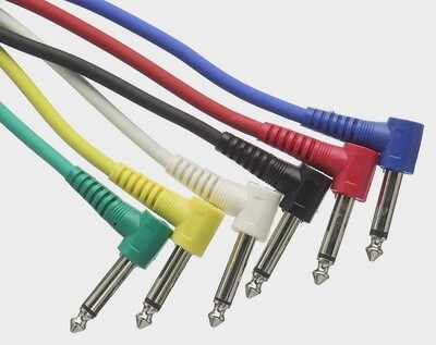 Patch Cables Right Angle Moulded 6Pk