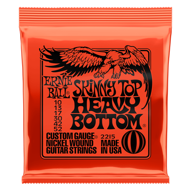 Ernie Ball Electric Guitar Strings Skinny Top Heavy Bottom 10-52