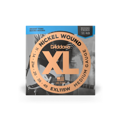 Daddario EXL115W Electric Guitar Strings 11-49