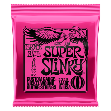 Ernie Ball Electric Guitar Strings Super Slinky 9-42