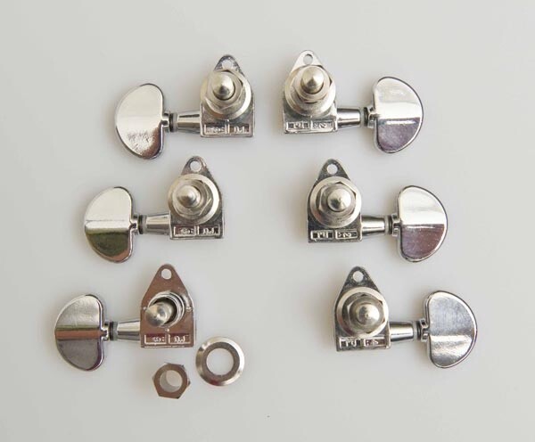 Acoustic Machine Heads 3+3 Grover Style Chrome