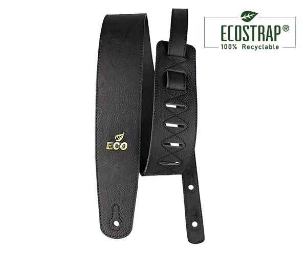 Basso Guitar Strap Eco Vegan, Style: Black