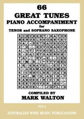 66 Great Tunes Piano Accomp For Tenor and Soprano Sax