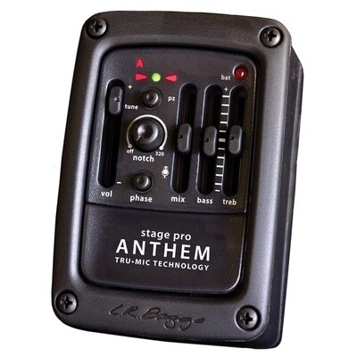 LR Baggs ANTHSTAGE Anthem Stagepro Acoustic Guitar Preamp System with Element Pickup &amp; Microphone