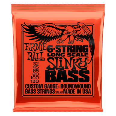 Ernie Ball 6 String Bass Long Scale Slinky 32-130 Strings