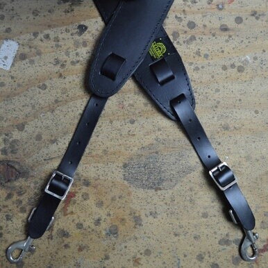 Colonial Leather Leather Banjo Strap with hooks