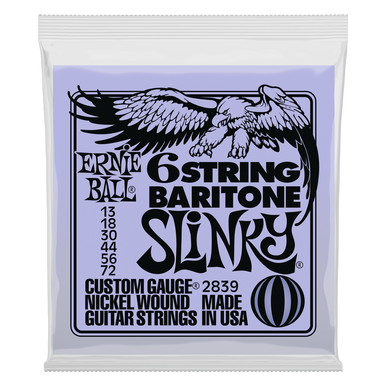 Ernie Ball Electric Guitar Strings Slinky Baritone 13-72