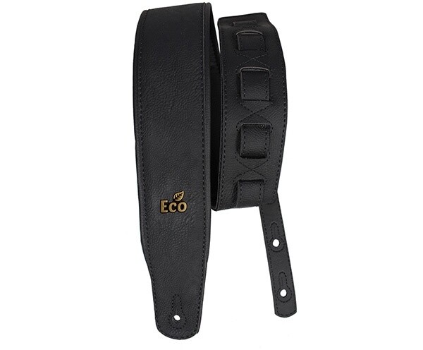 Basso EcoSoft Guitar Strap, Color: Black