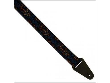 Rag Strap Blue &amp; Yellow Flames
