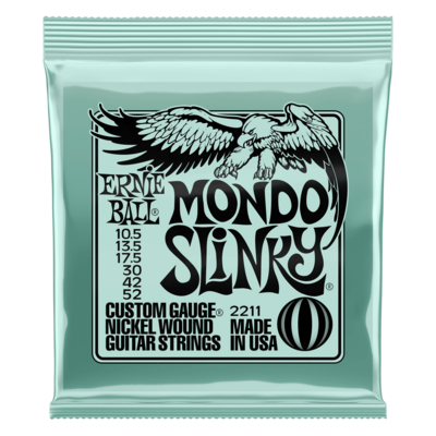 Ernie Ball Electric Guitar Strings Mondo Slinky 10.5-52